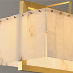 Valente Alabaster & Copper Modern Chandelier product image