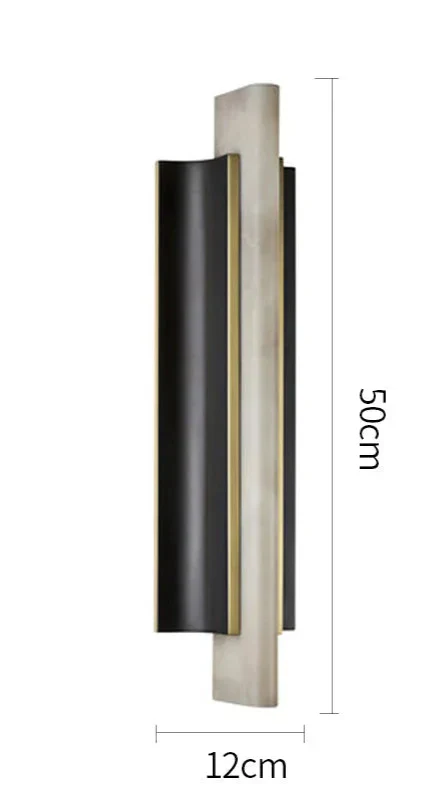 CALEVA MODERN ALABASTER WALL SCONCE by Bling Lighting Studio