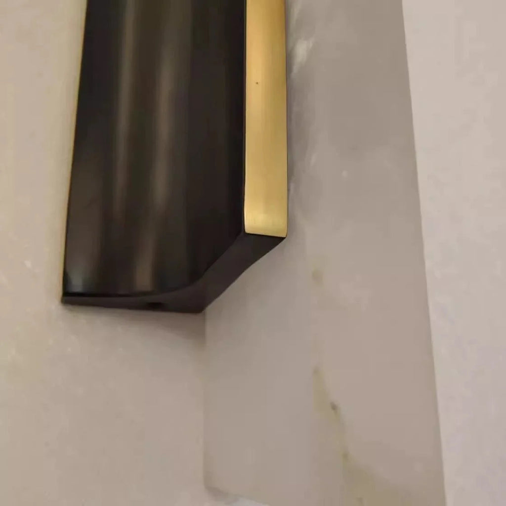 CALEVA MODERN ALABASTER WALL SCONCE by Bling Lighting Studio