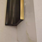 CALEVA MODERN ALABASTER WALL SCONCE by Bling Lighting Studio