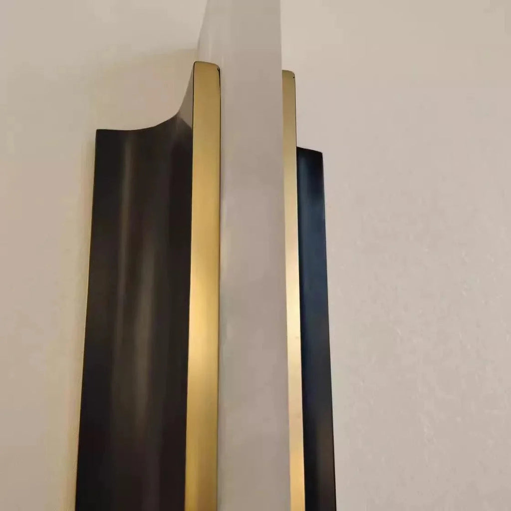 CALEVA MODERN ALABASTER WALL SCONCE by Bling Lighting Studio