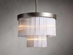 Cameron 2 Tier Selenite Chandelier by Bling Lighting Studio
