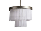 Cameron 2 Tier Selenite Chandelier by Bling Lighting Studio