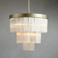 Cameron 3 Tier Selenite Chandelier by Bling Lighting Studio