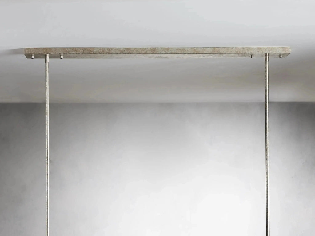 Cameron Rectangular Selenite Chandelier by Bling Lighting Studio