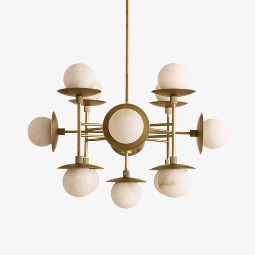Cara Alabaster Chandelier by Bling Lighting Studio