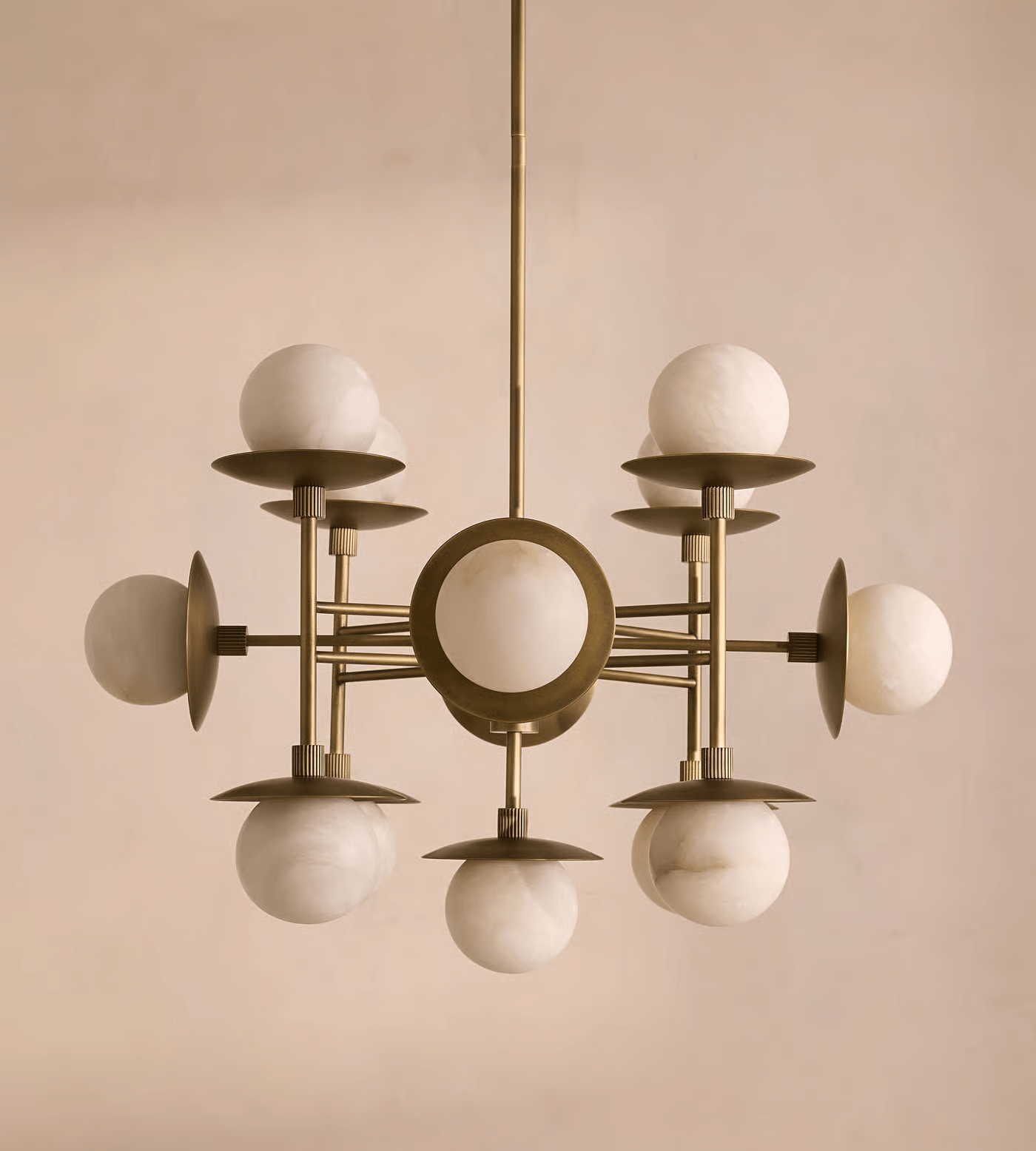 Cara Alabaster Chandelier by Bling Lighting Studio
