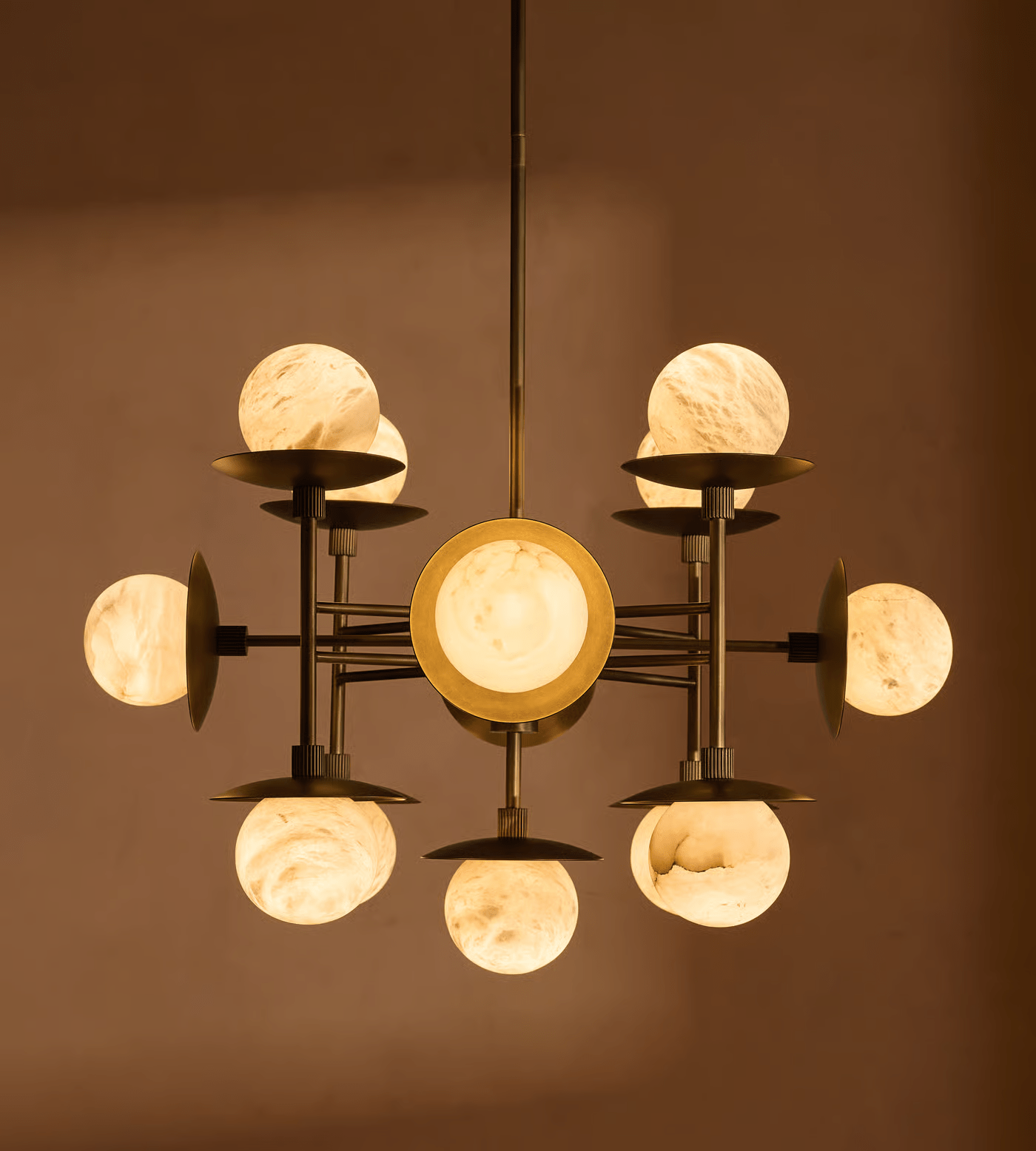 Cara Alabaster Chandelier by Bling Lighting Studio
