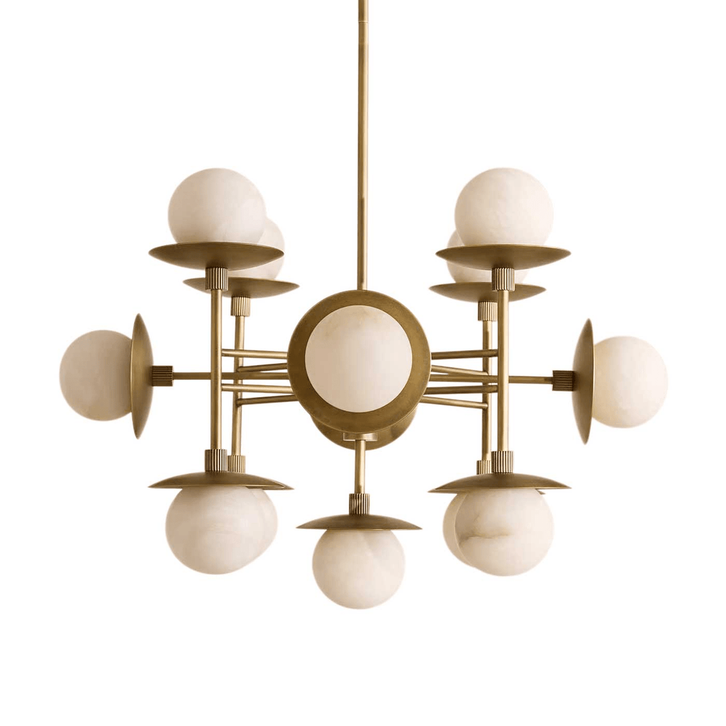 Cara Alabaster Chandelier by Bling Lighting Studio