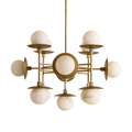 Cara Alabaster Chandelier by Bling Lighting Studio
