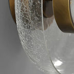 Celeste Dish Alabaster Wall Sconce material and finish detail