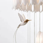 Ceramic Tulip Cascade Staircase Chandelier by Bling Lighting Studio