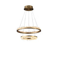 Cervine Quartz Stone Minimalistic Crystal Quartz Chandelier by Bling Lighting Studio