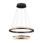 Cervine Quartz Stone Minimalistic Crystal Quartz Chandelier by Bling Lighting Studio