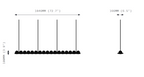 Cervine Quartz Stone Ouranos II Linear Chandelier by Bling Lighting Studio