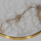 Laurel Alabaster Copper Flush Mount product image