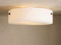 Chayla Alabaster Stone Flushmount lighting fixture by Bling Lighting Studio