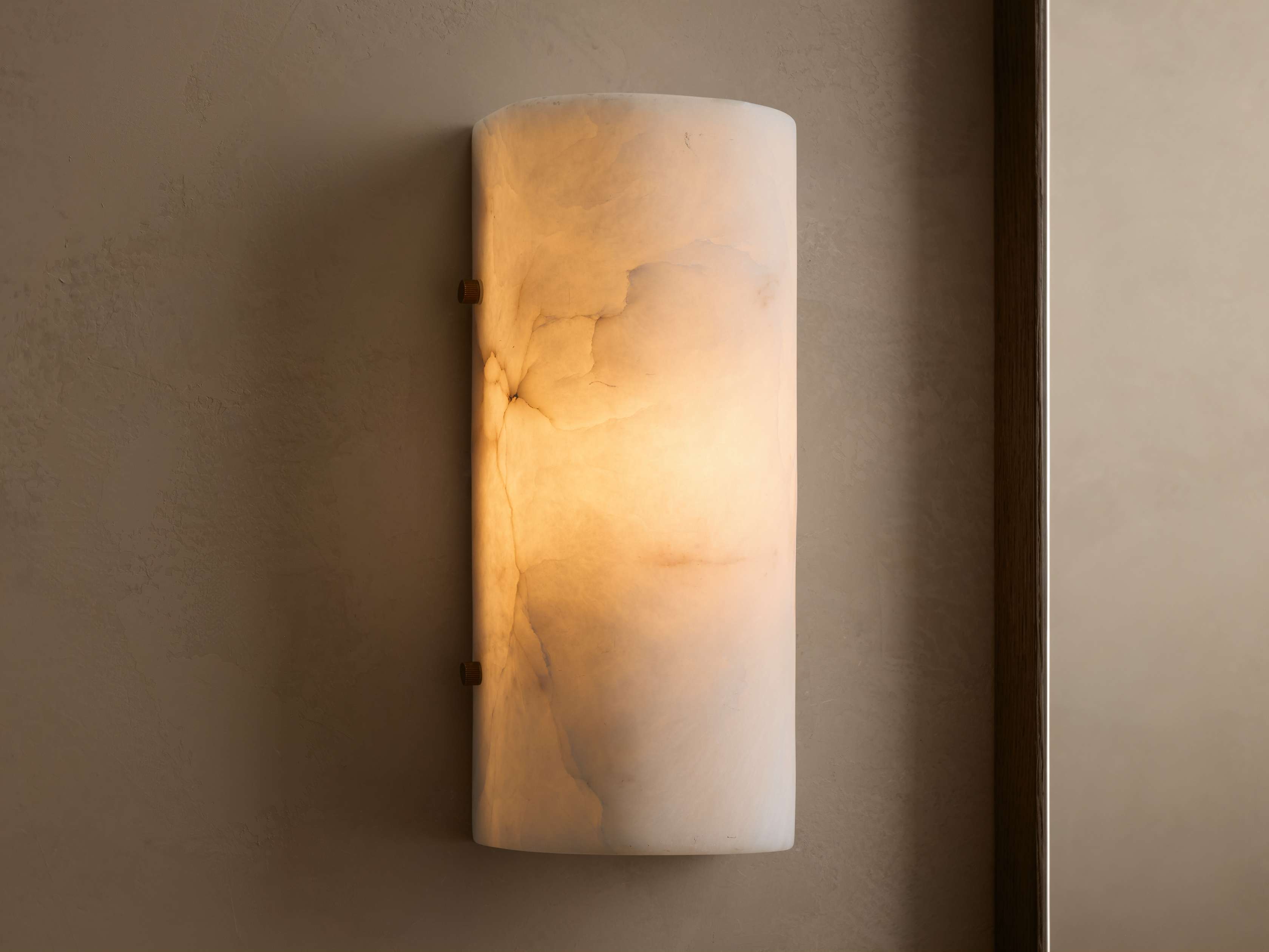 Chayla Alabaster Stone Sconce 12'' 18''H by Bling Lighting Studio