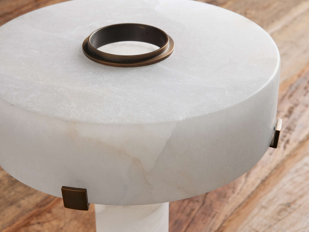 Chayla Alabaster Stone Table Lamp 13'' 19'' product image