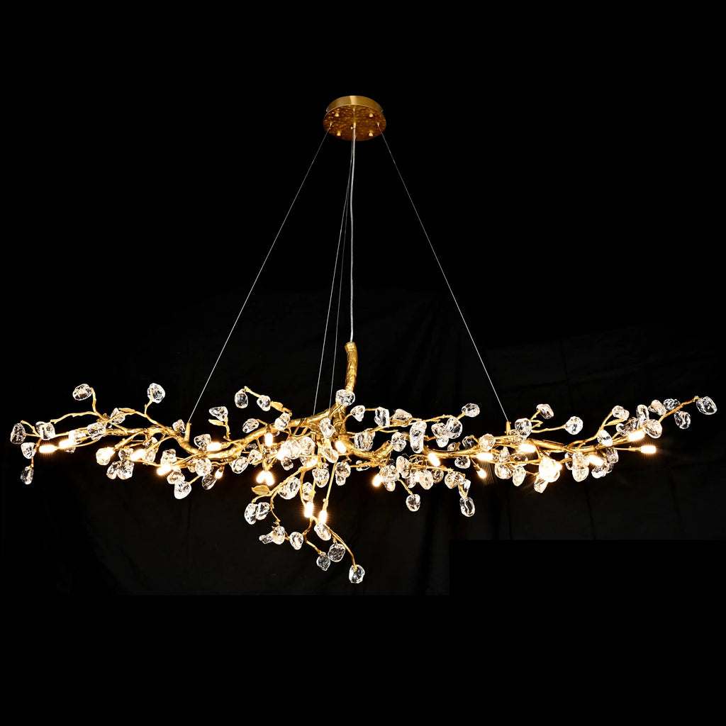 Cherry Blossom Branch Tree Chandelier by Bling Lighting Studio