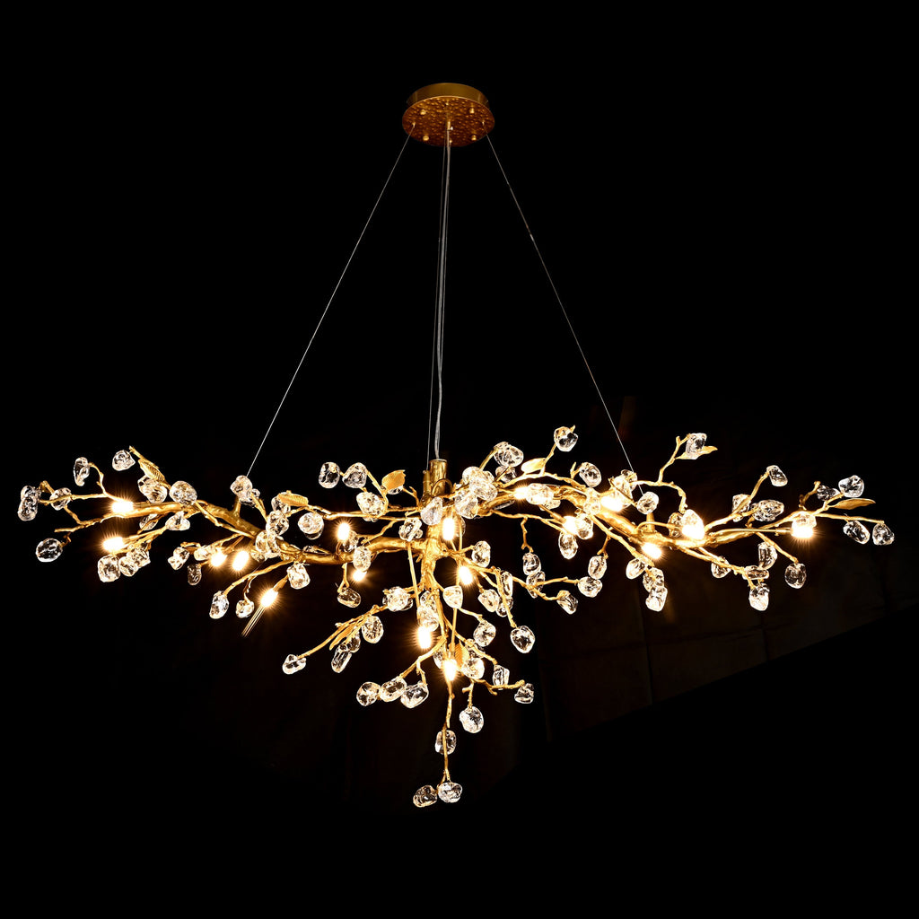 Cherry Blossom Branch Tree Chandelier by Bling Lighting Studio