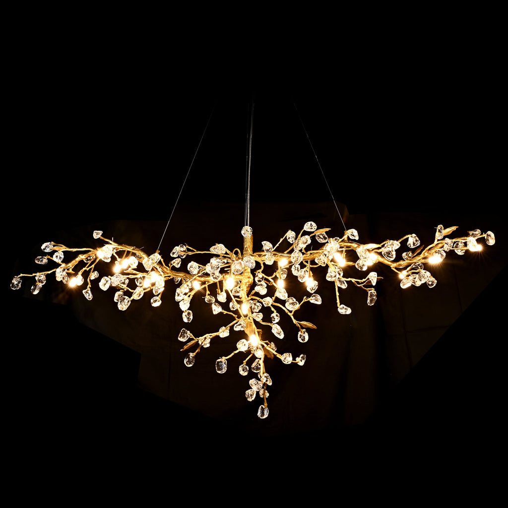 Cherry Blossom Branch Tree Chandelier by Bling Lighting Studio