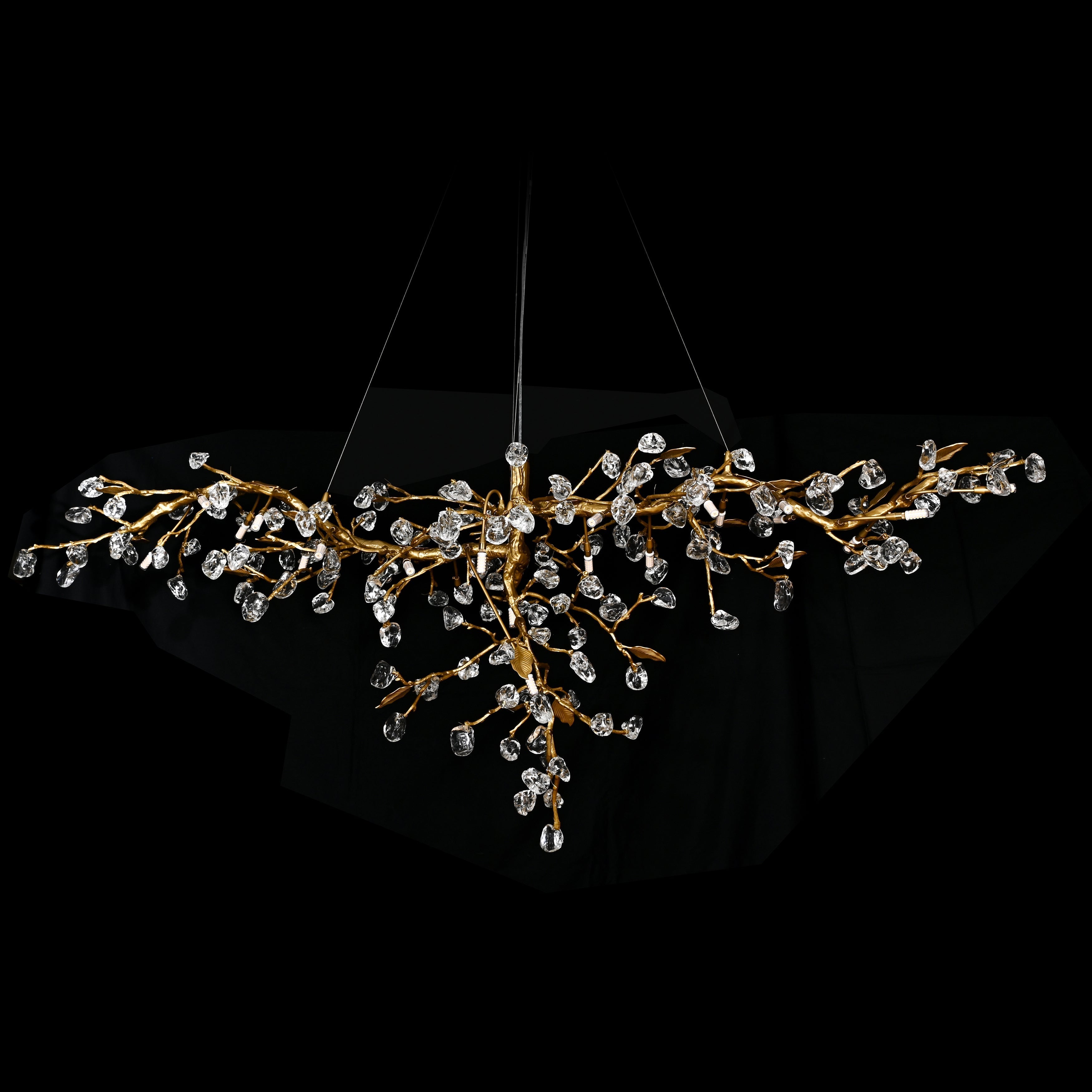 Cherry Blossom Branch Tree Chandelier by Bling Lighting Studio