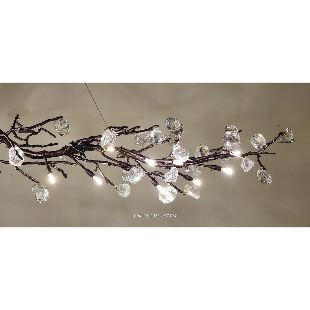 Cherry Blossom Branch Tree Chandelier by Bling Lighting Studio