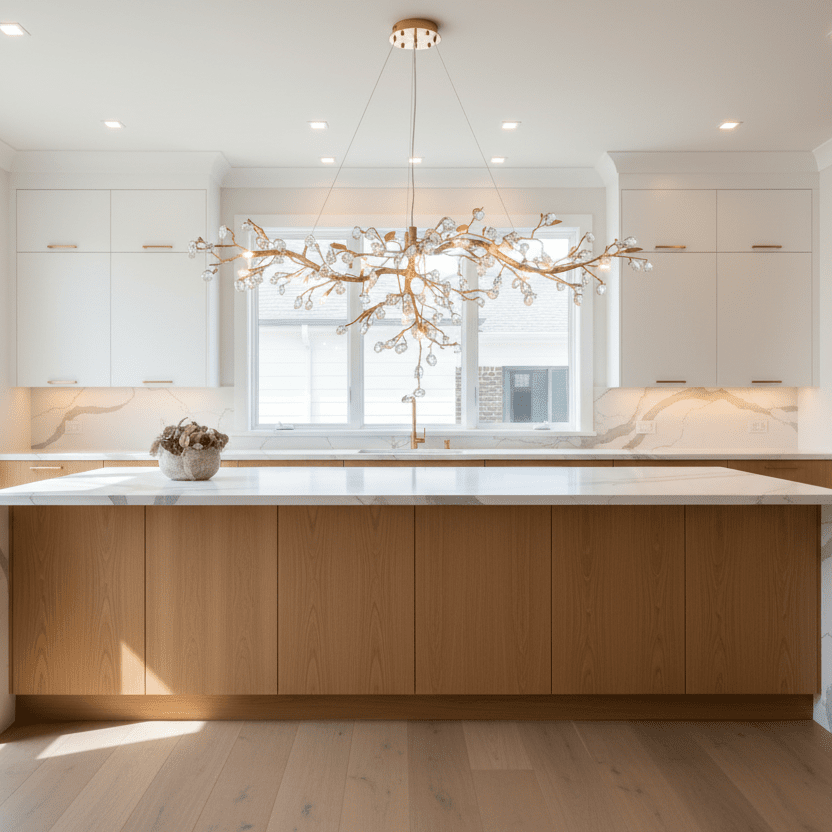 Cherry Blossom Branch Tree Chandelier by Bling Lighting Studio