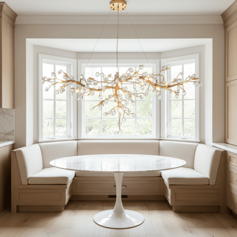 Cherry Blossom Branch Tree Chandelier by Bling Lighting Studio
