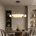 Chester Alabaster Ring Chandelier by Bling Lighting Studio