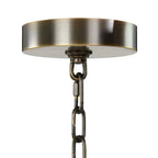 Churippu Branch Magnolia & Tulip Glass Bronze Vertical Twenty-One Light Chandelier by Bling Lighting Studio