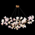 Circular Branch Blossom Chandelier by Bling Lighting Studio