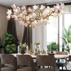 Circular Branch Blossom Chandelier by Bling Lighting Studio