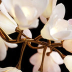 Circular Branch Blossom Chandelier by Bling Lighting Studio