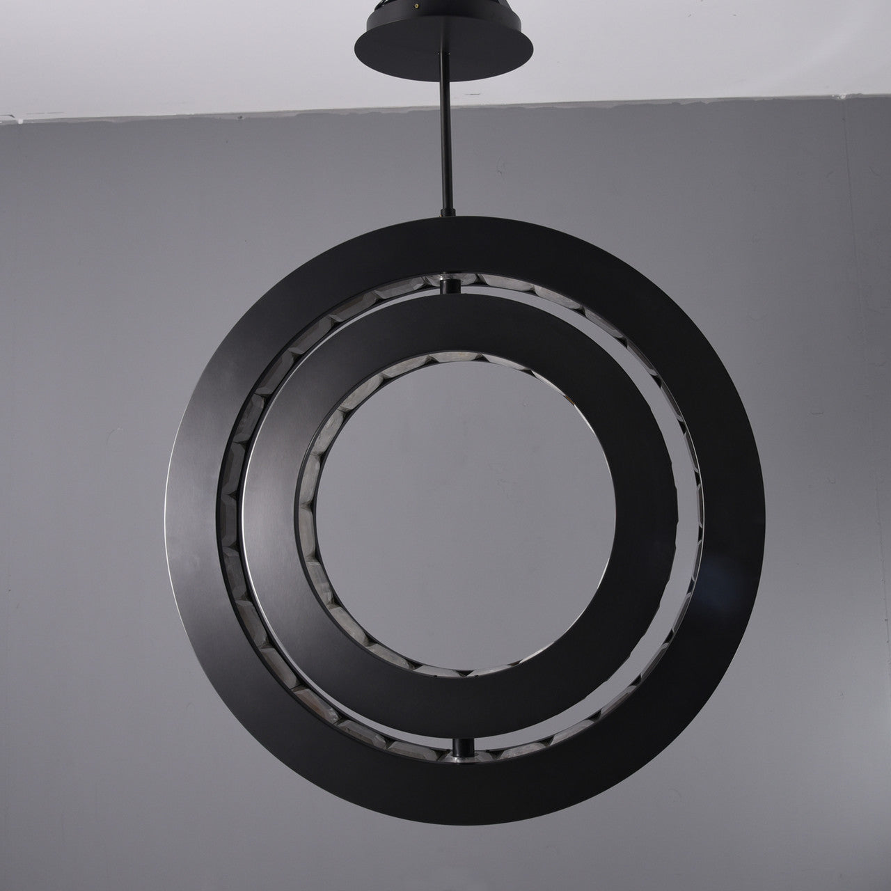 Clayhart Rock Crystal Pendant Bronze by Bling Lighting Studio