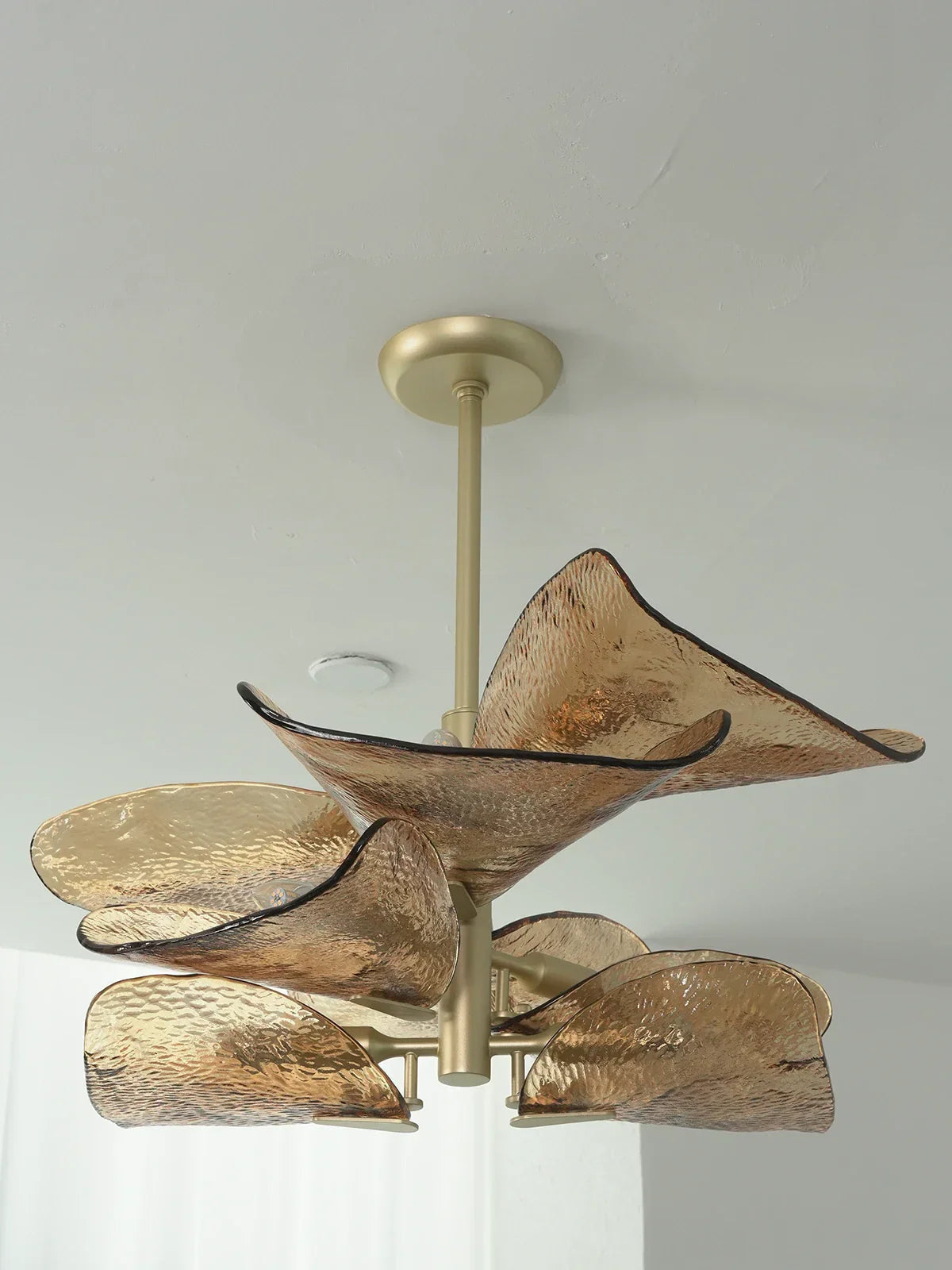Cloud-Shaped Layered Amber Chandelier product image