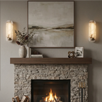 Contemporary Capsule Alabaster Wall Light