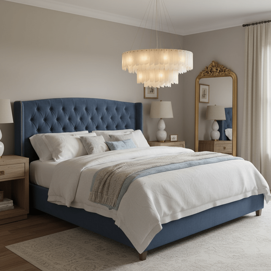 Contemporary Alabaster Cascade Tiered Chandelier product image