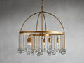 Contemporary Aubrey Crystal Ball Round Chandelier 5 Light / 8 Light by Bling Lighting Studio