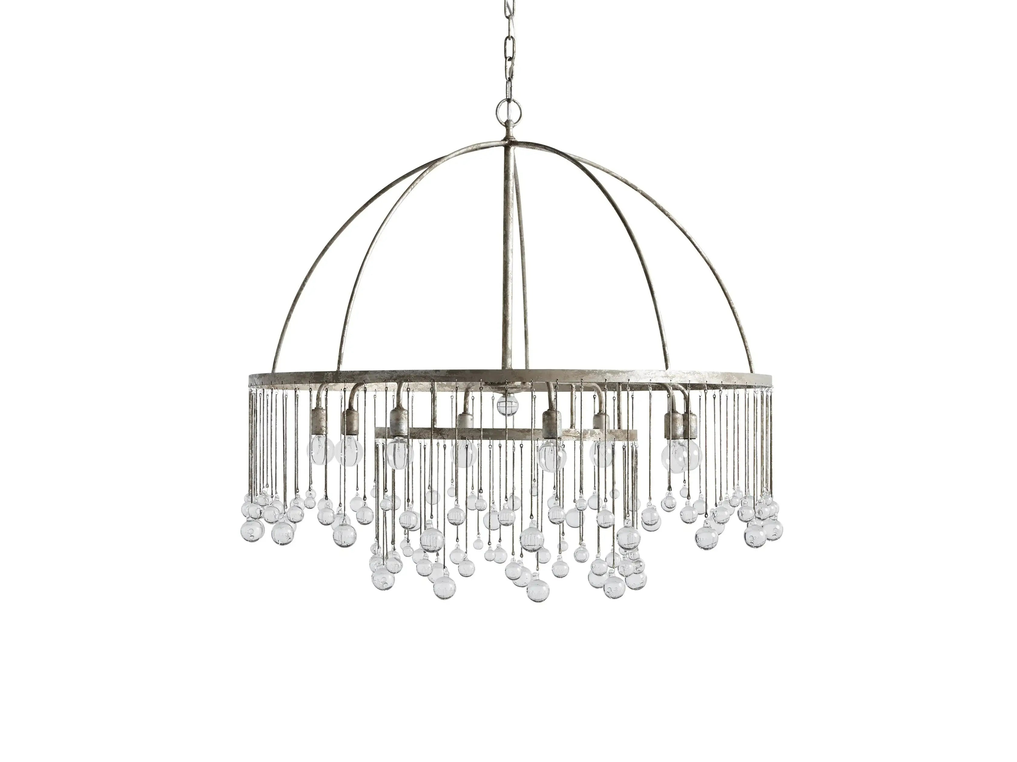 Contemporary Aubrey Crystal Ball Round Chandelier 5 Light / 8 Light product image