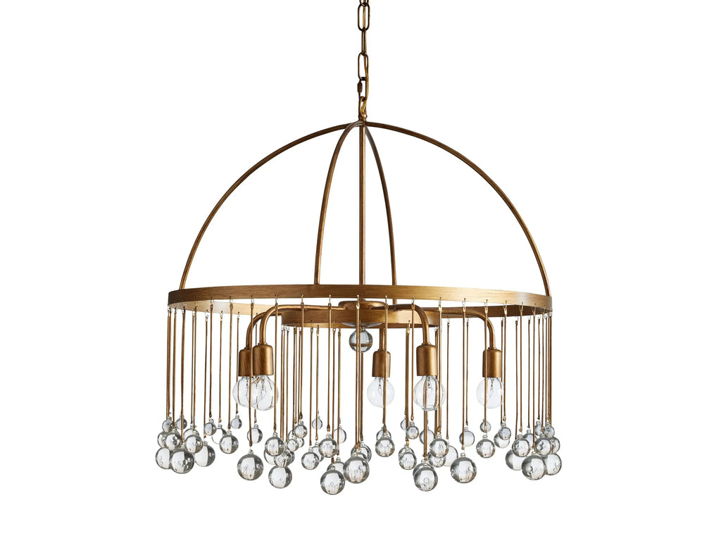Contemporary Aubrey Crystal Ball Round Chandelier 5 Light / 8 Light product image