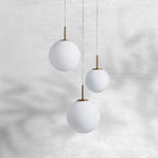 Contemporary Casen Glass Round Chandelier 20"28"34"43" product image