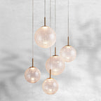 Contemporary Casen Glass Round Chandelier 20"28"34"43" product image