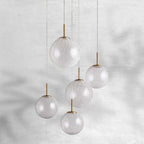 Contemporary Casen Glass Round Chandelier 20"28"34"43" product image
