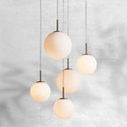 Contemporary Casen Glass Round Chandelier 20"28"34"43" product image