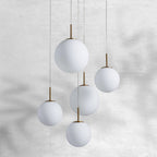 Contemporary Casen Glass Round Chandelier 20"28"34"43" product image