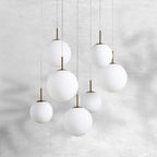 Contemporary Casen Glass Round Chandelier 20"28"34"43" product image