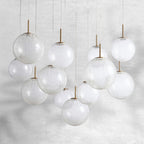 Contemporary Casen Glass Round Chandelier 20"28"34"43" product image