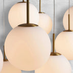 Contemporary Casen Glass Round Chandelier 20"28"34"43" product image